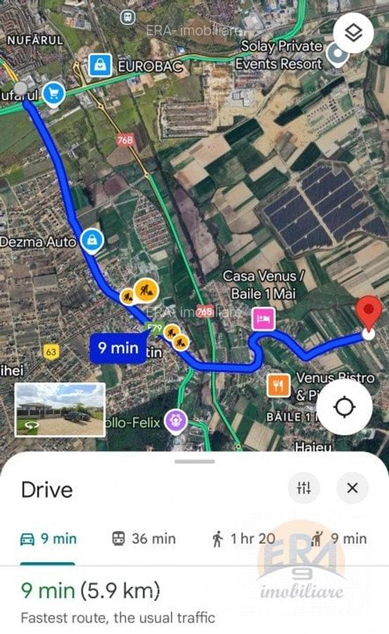 Oportunitate - Teren intravilan - 5972 mp - Rontau, Baile 1 Mai - 3