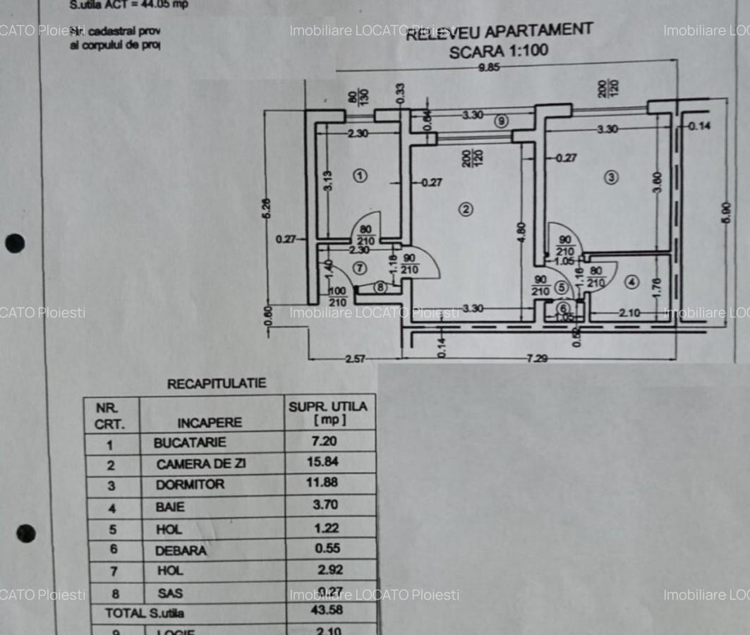Apartament 2 camere - parter - zona NORD Ploie?ti (Gostat) - 8