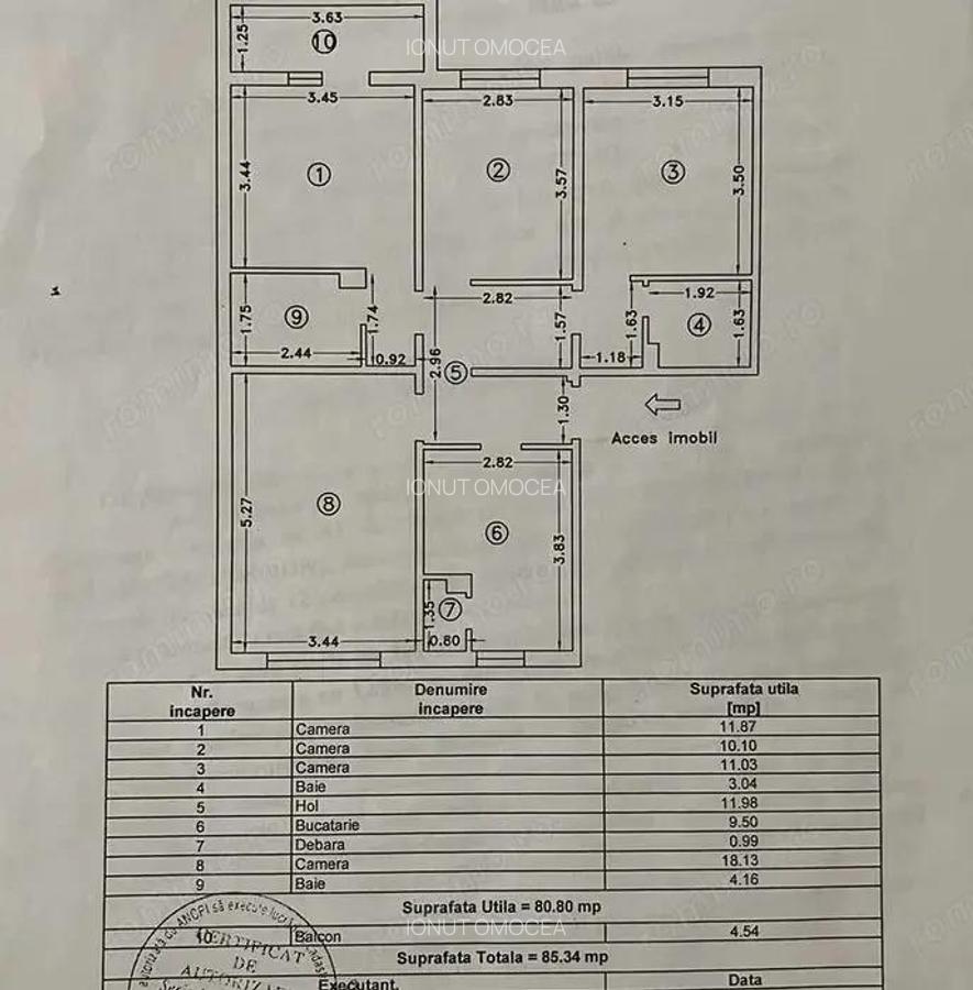 Apartament 4 camere zona Inel 1 - 11