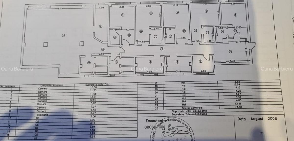 Bd. Mamaia, spatiu comercial, ideal BIROURI/CABINETE/CENTRU EDUCATIONAL, 250 mp. - 14