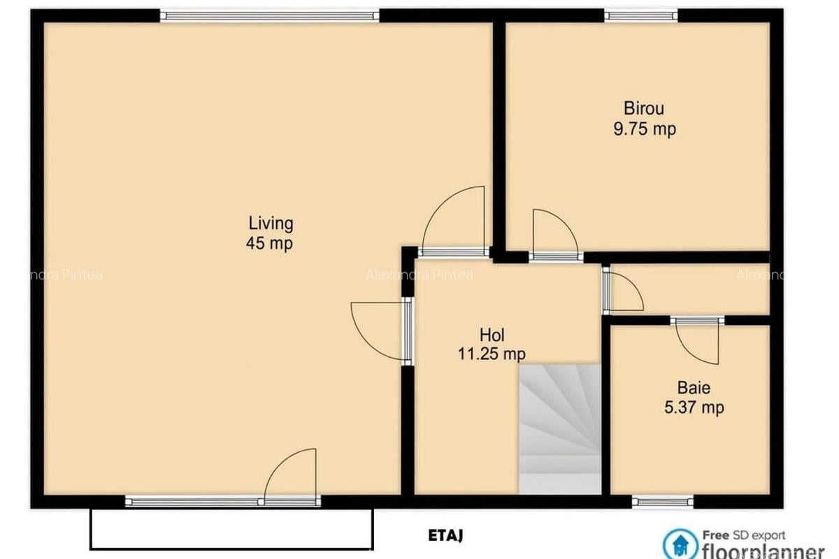 Casa individuala, teren 427 mp, garaj, zona Hotel Belvedere-Gruia - 14