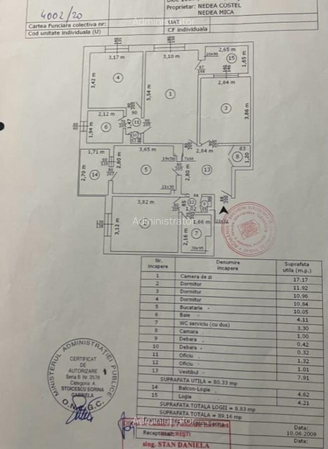 ION MIHALACHE, 4 camere, etaj 3, bloc 1982 izolat, 2 bai,ZONA SUPERBA - 3