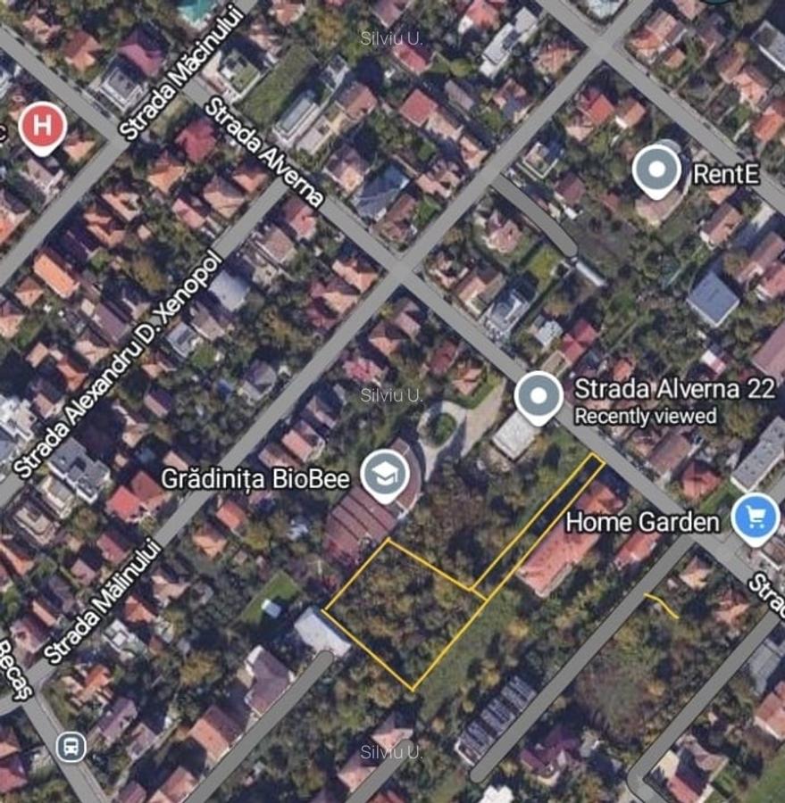 De vânzare teren in Cart. Andrei Mureșanu Str. Alverna - 1