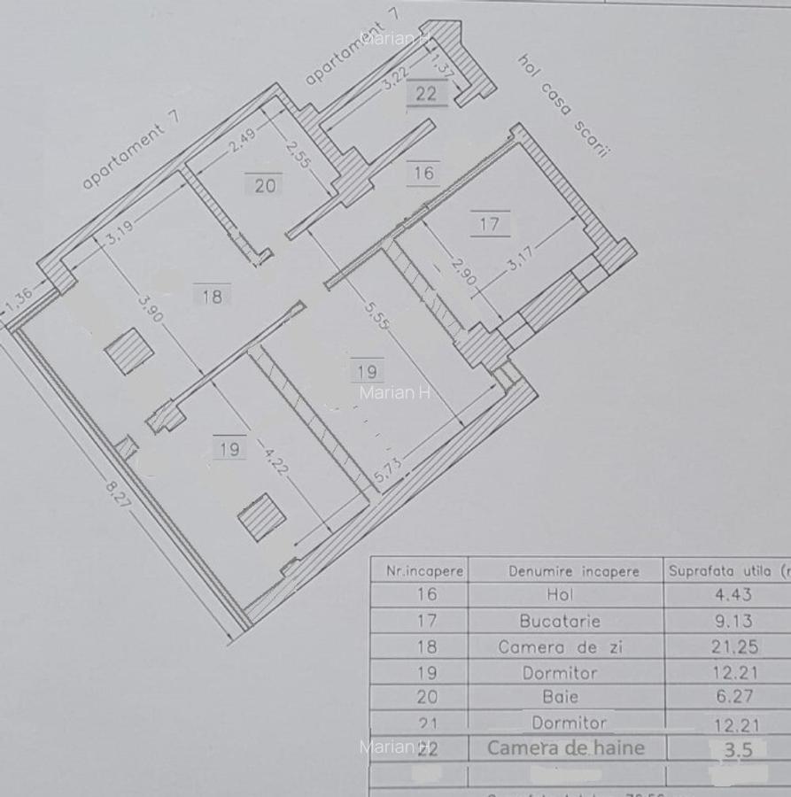 Apartament 3 camere faleza nord, mobilat, utilat, parcare, boxa - 18