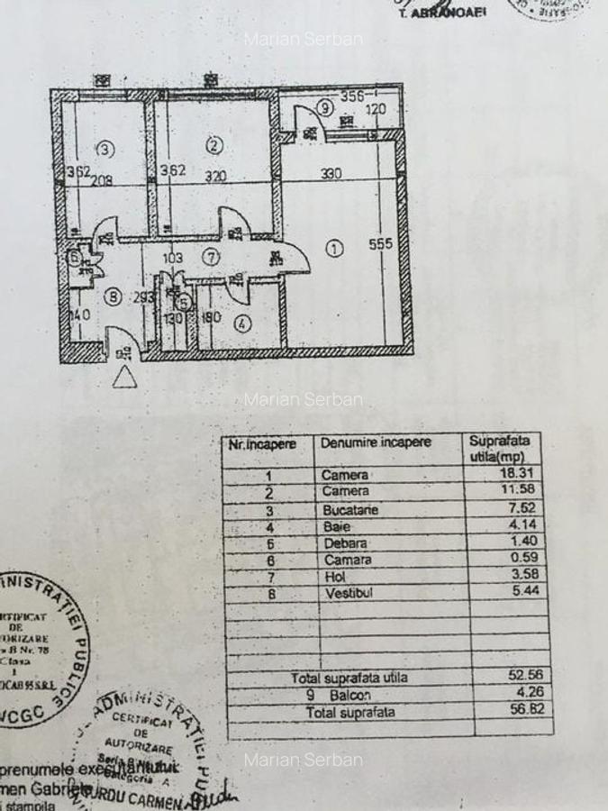 INVESTITIE - 2 camere decomandat, 57 mp, la Piata Muncii-Baba Novac - 23