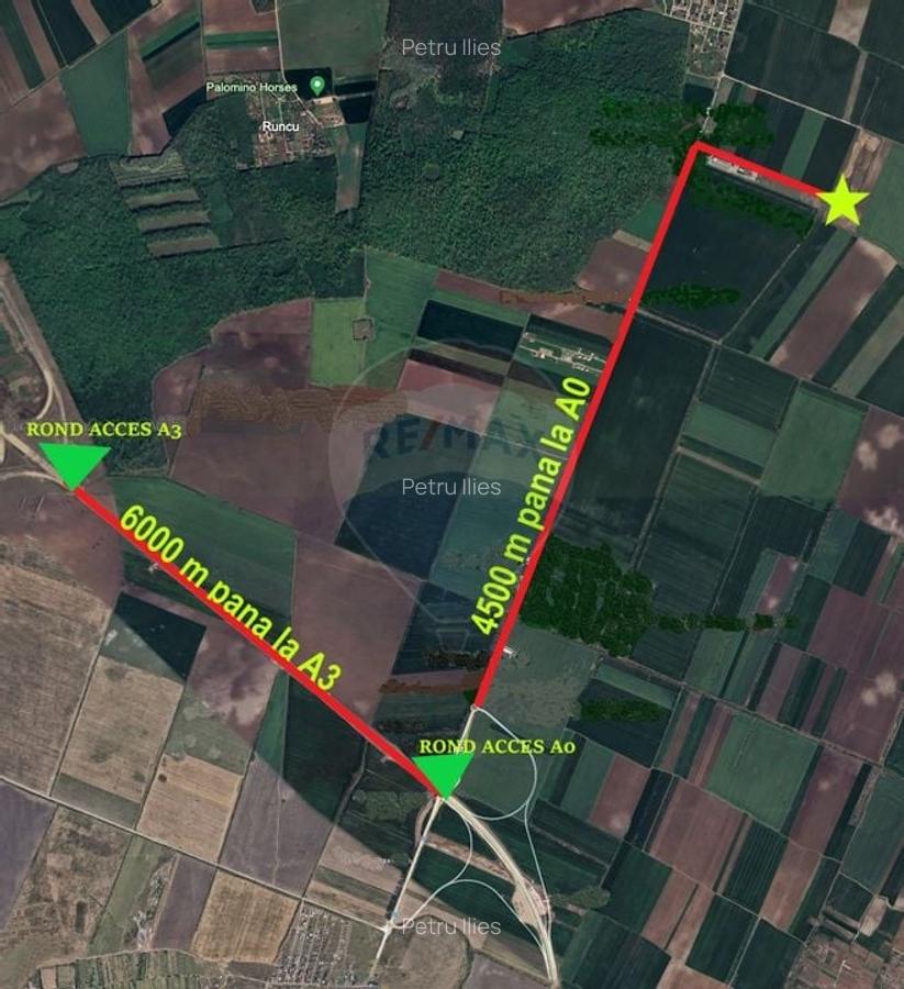 Teren dezvoltare spatii comerciale 33500mp Soseaua Stefanesti Afumati - 2
