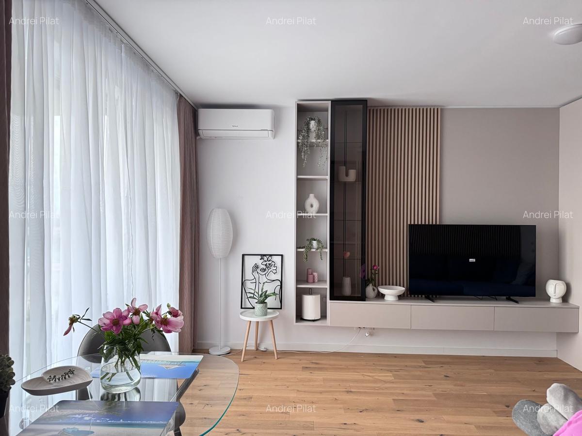 Apartament cu terasă 100mp in Trio Bridge View,parcare valabilă,totul nou - 3