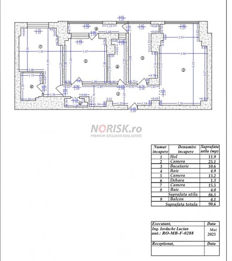Decebal 3 camere design unicat ultra-finisat-nou 91 mp etaj 5 - 4