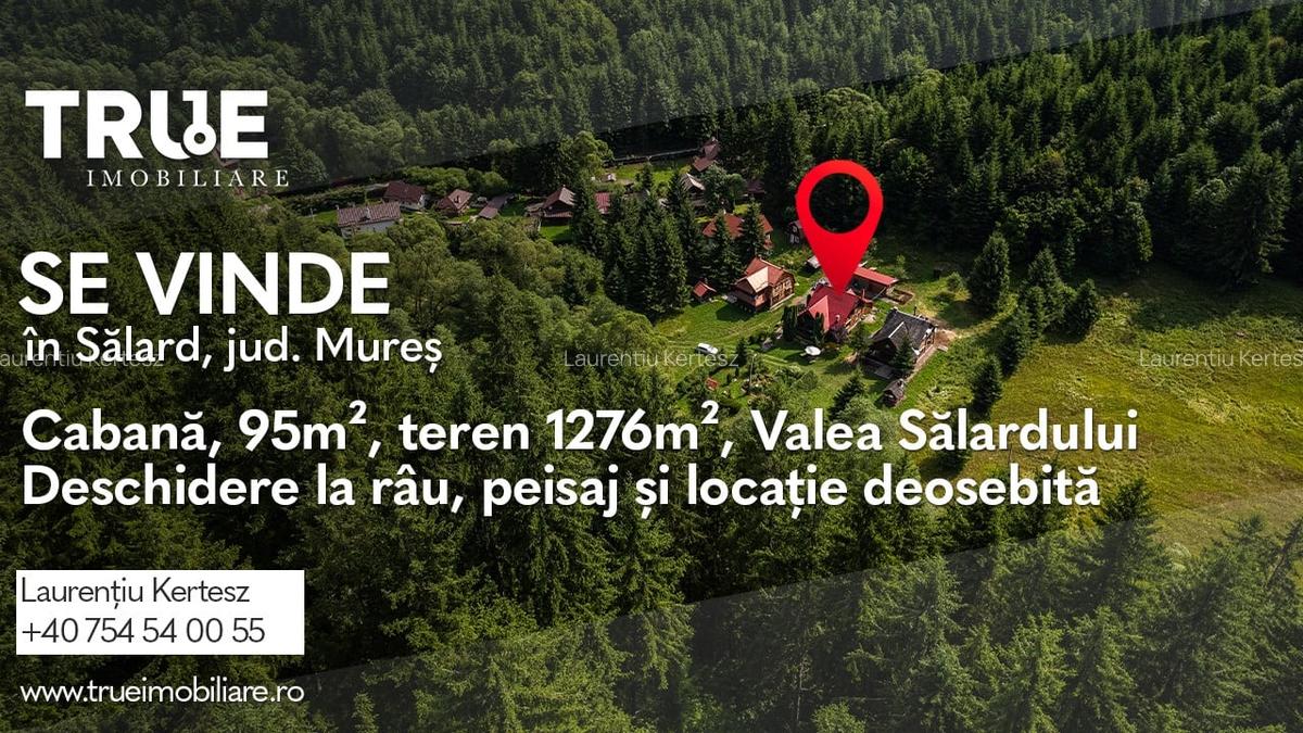 Cabană de vânzare, 95m? utili, teren 1276m?, Sălard! - 1