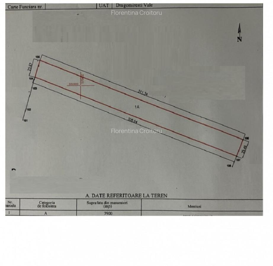 Teren intravilan in Dragomiresti Vale 7900m2 oportunitate i - 2