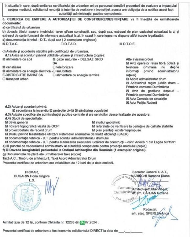 Teren de SERVICII , CLINICA / cabinet, birouri si SPATII COMERCIALE! Front 30 m - 17