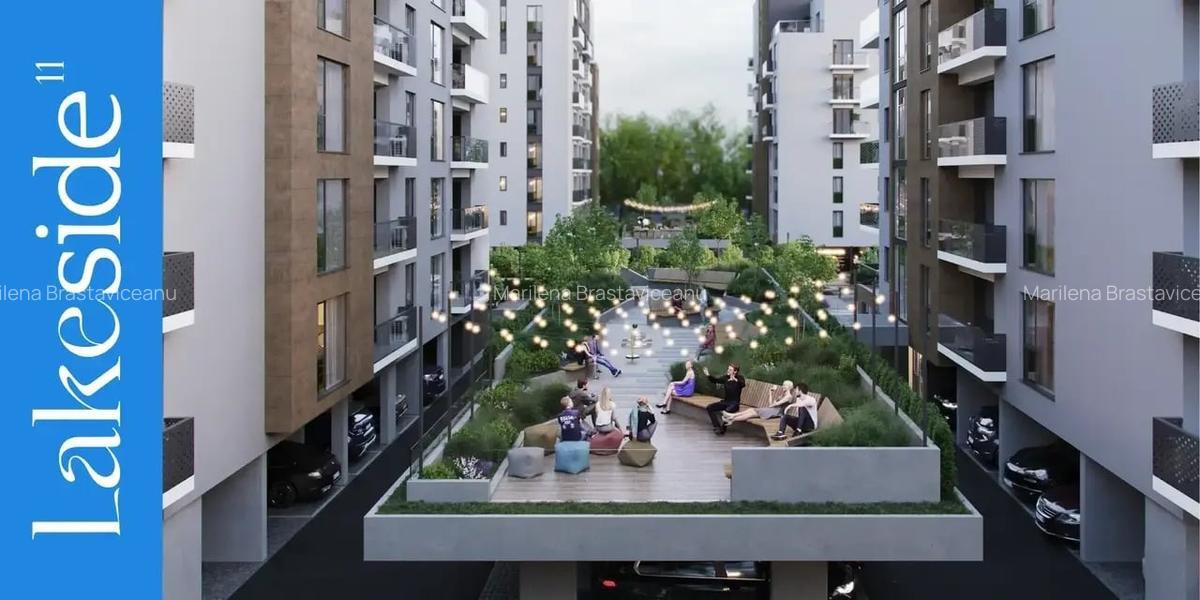 Apartament 3 camere. Lacul Străulești. Terasă. - 11