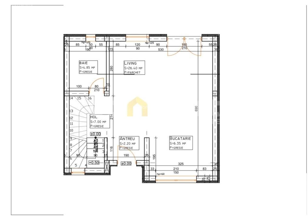 Casa duplex cu 3 dormitoare, 2 bai si curte privata, Floresti - 3