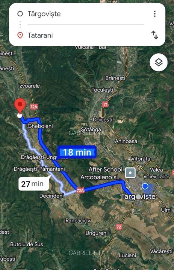Teren intravilan de construit 2400 mp Tătarani Dâmbovița - 2