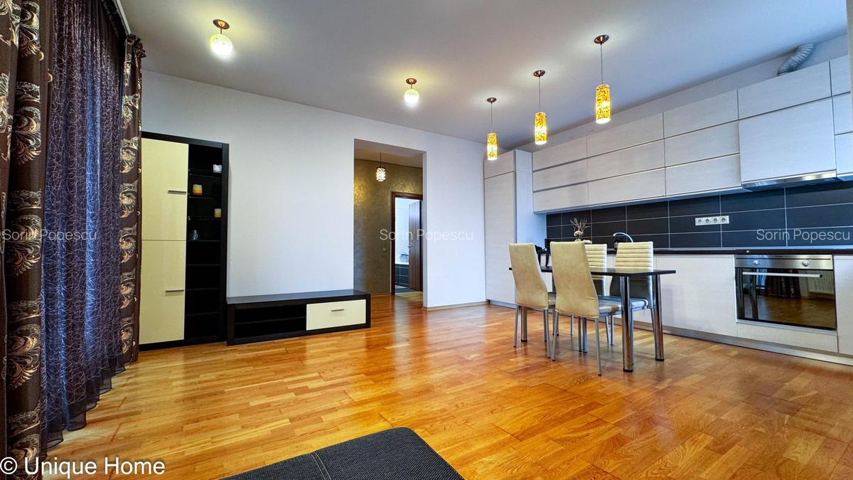 Apartament cu 2 camere semidecomandat, mobilat în Pipera - 4