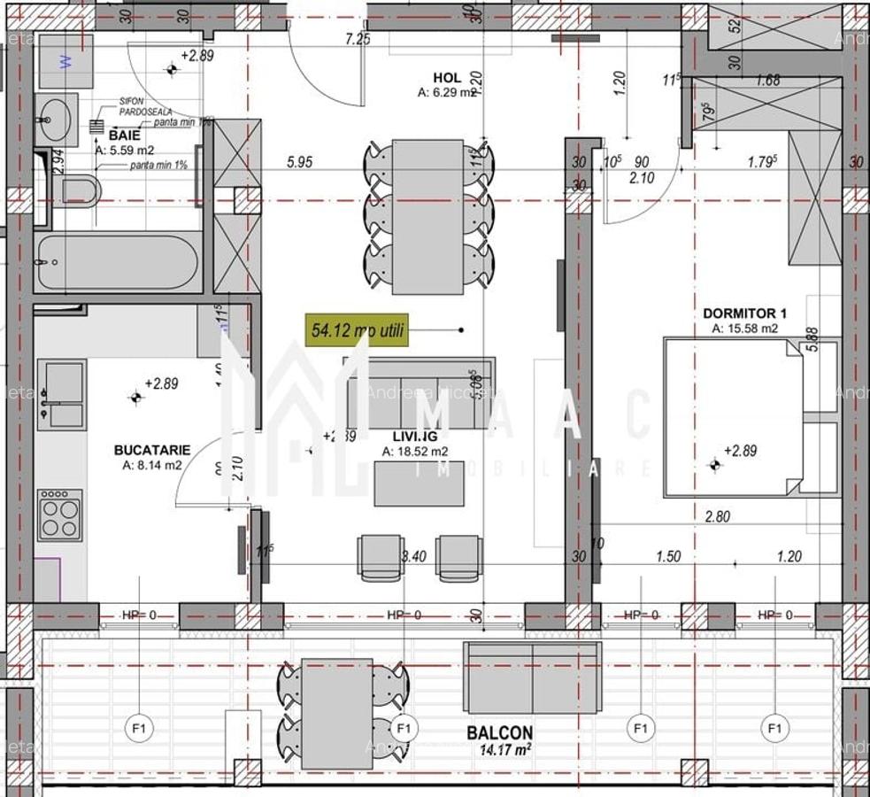Apartament 2 camere - finisat la cheie I Comision 0% - 10