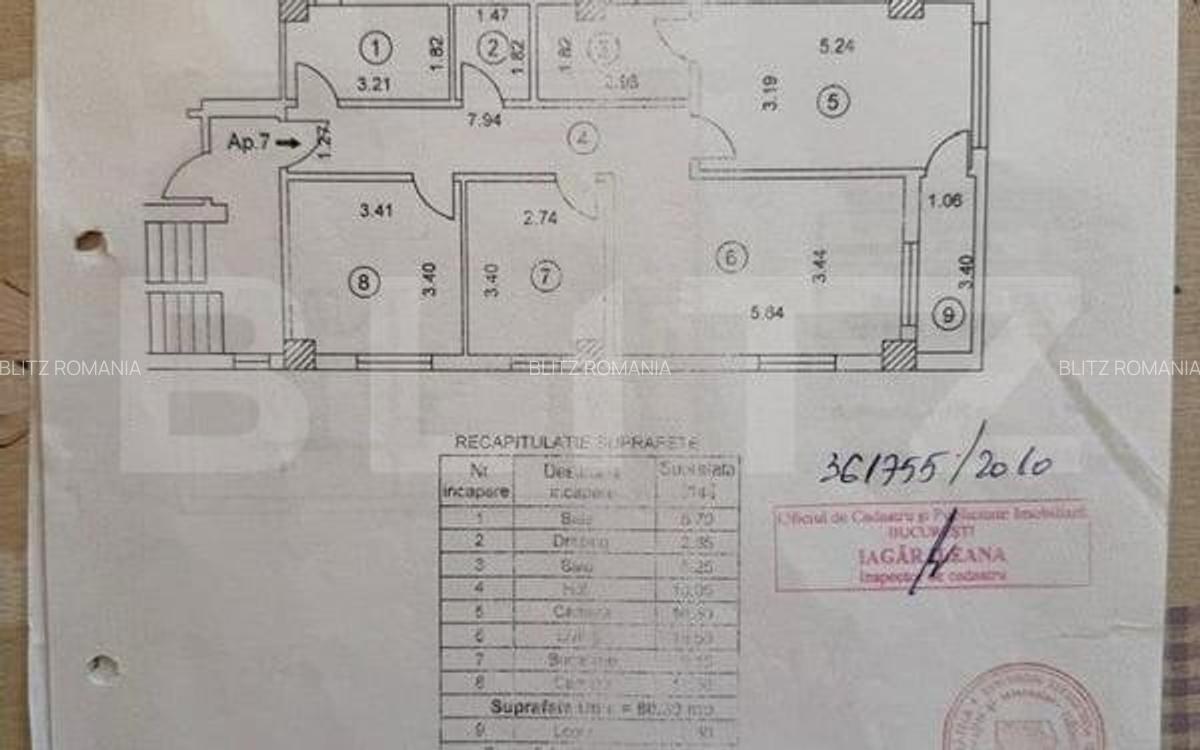 Apartament cu 3 camere decomandat, mobilat în Bucureștii Noi - 14