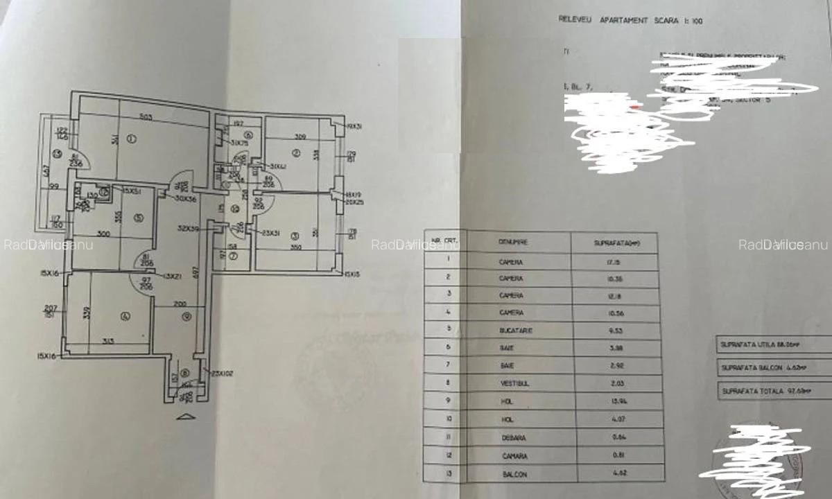 Apartament 4 camere 93 mp - Primaria Capitalei | Renovat | Bloc 1982 fara Risc - 18