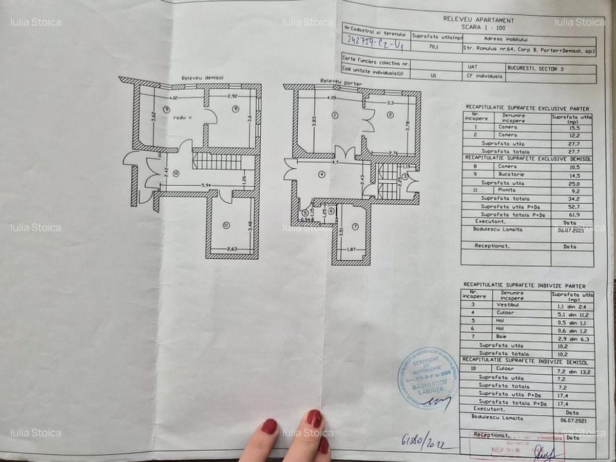 De vanzare Apartament 7 camere in vila ULTRACENTRAL, Unirii - 9