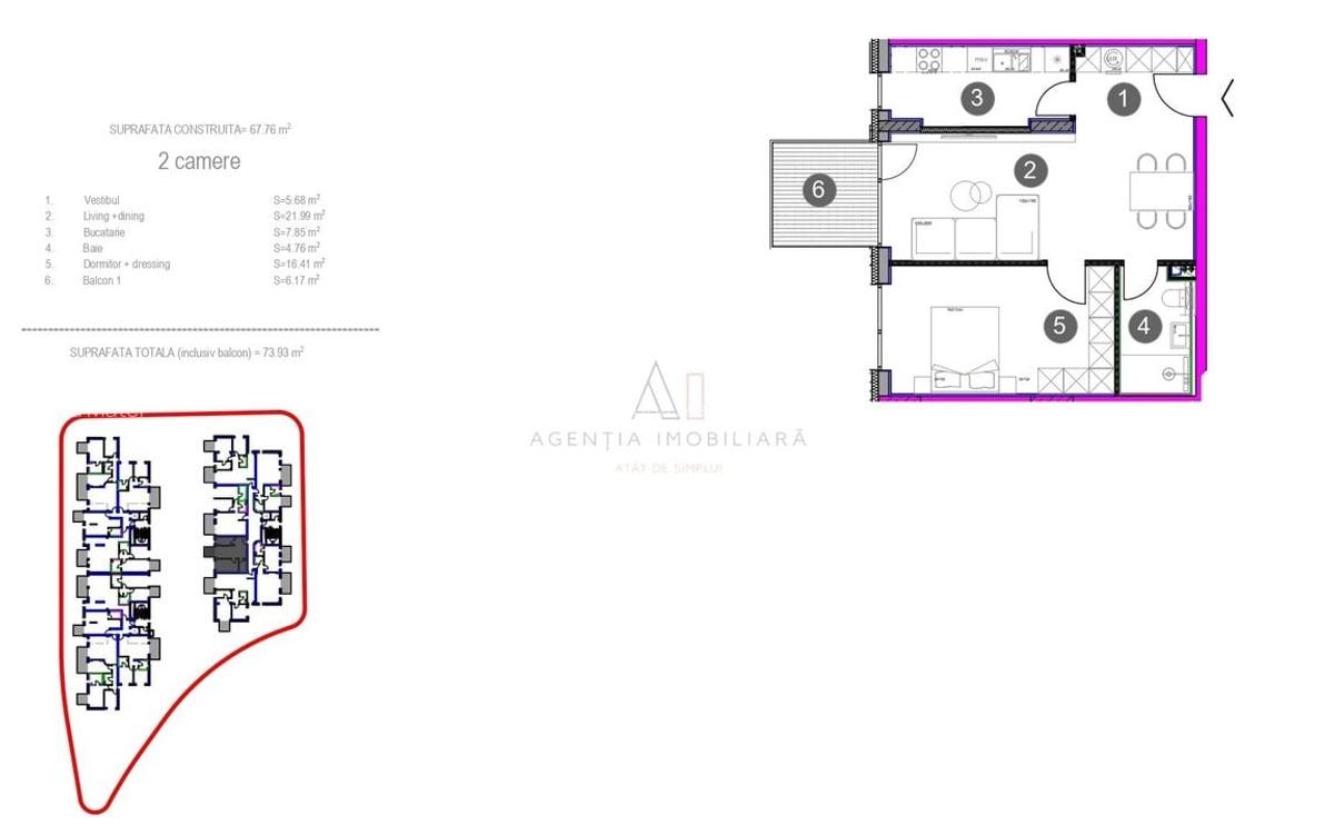 Bloc Finalizat | 2 Camere GreenLake | Baneasa - 7