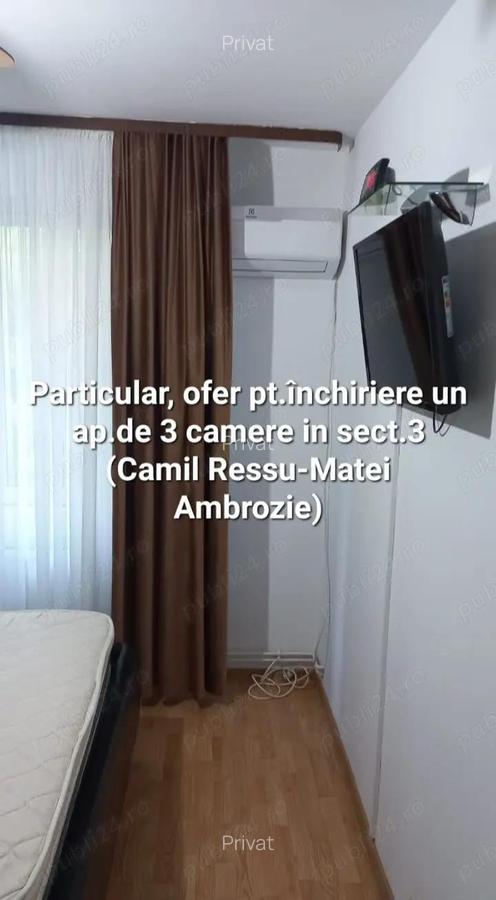 Particular, ofer spre inchiriere un ap. de 3 cam.cu centrala de apart. - 3