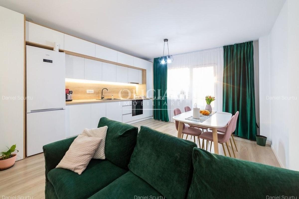 Apartament cu 2 camere semidecomandat, mobilat în Florești - 3