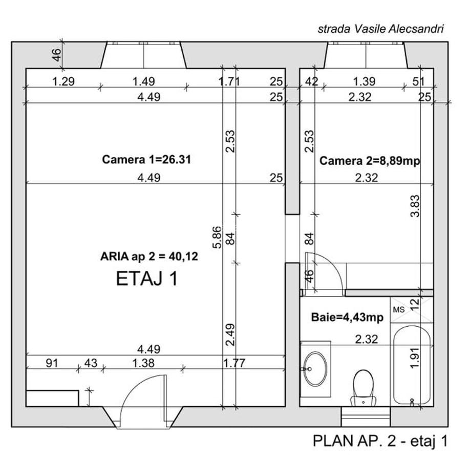 Apartament 2 camere zona Unirii - 4