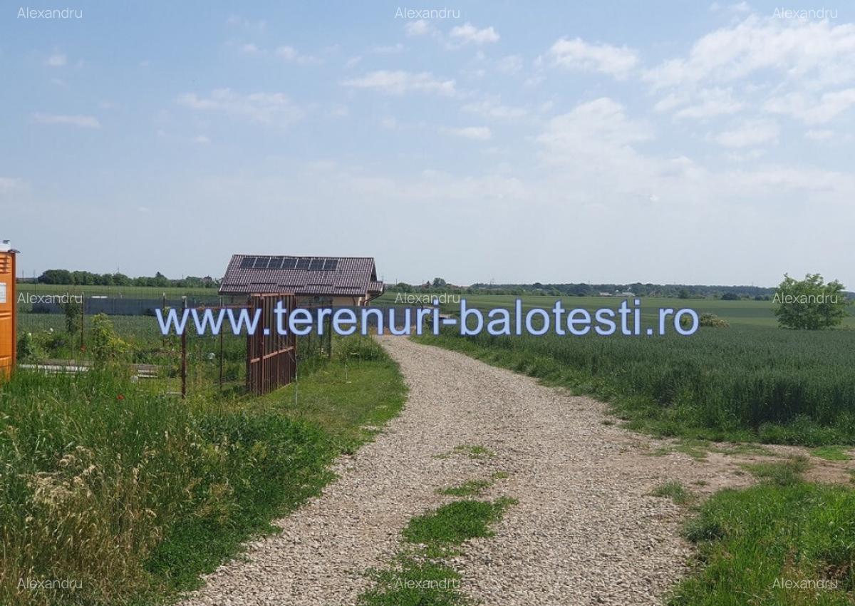 Teren cu vedere la lac Balotesti 600mp - 1