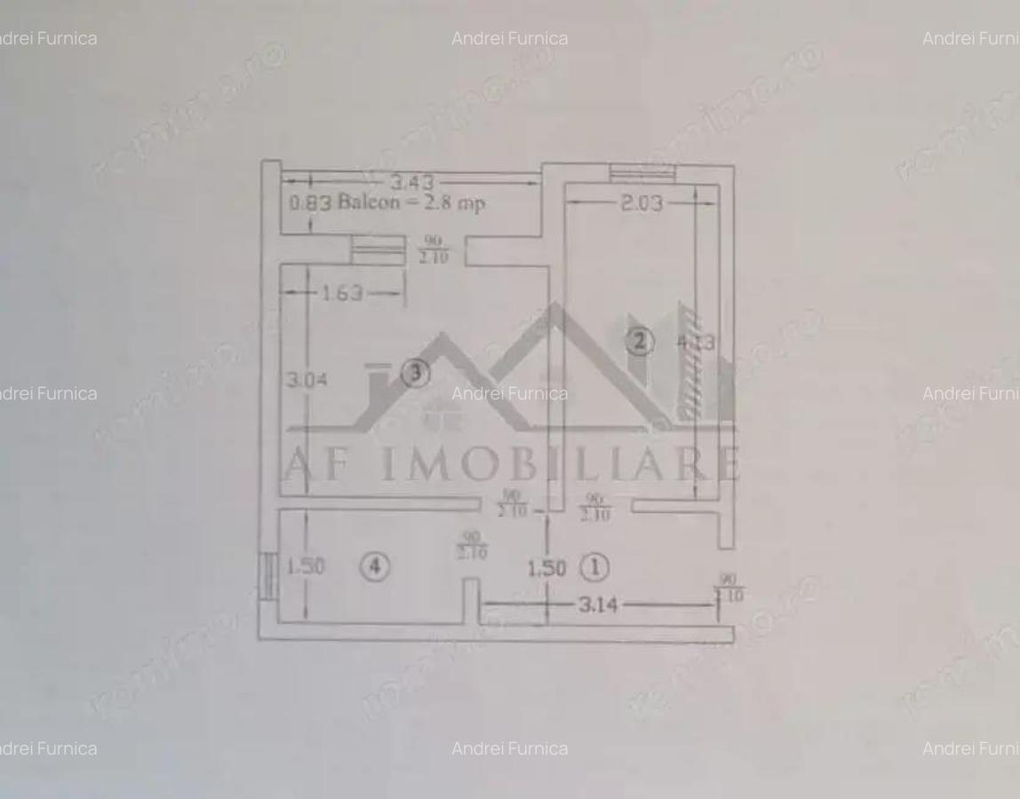 Apartament 1 camera zona CUG - 3