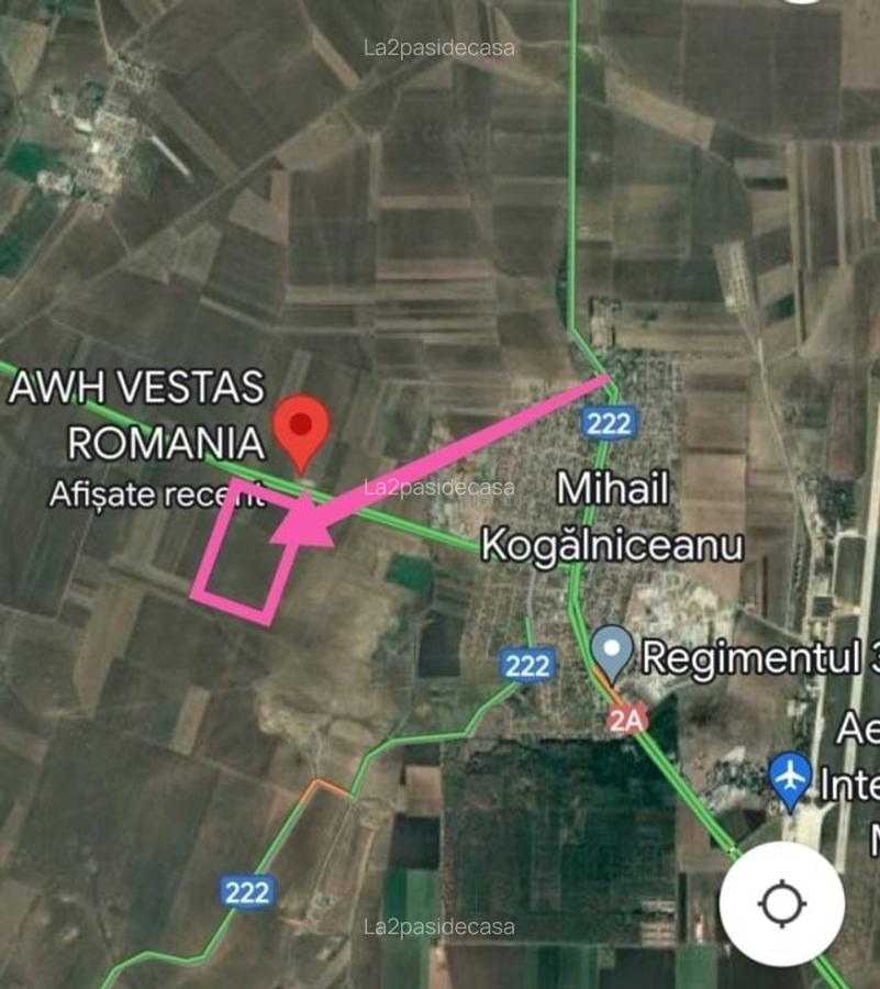 Vanzare Teren 2.5 ha. Constanta aeroport Mihail Kogalniceanu - 2