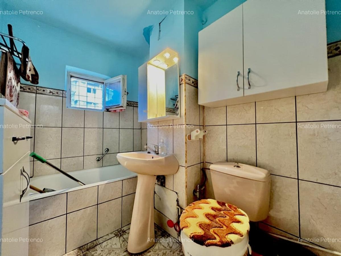 Apartament 2 camere, parter, semidecomandat, 53mp utili+balcon, zona Girocului - 7