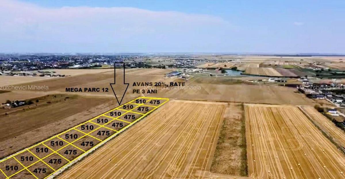 Teren in 36 RATE cu utilitati - com Berceni - 2