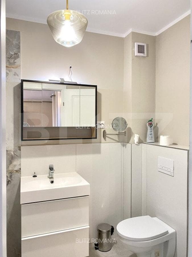 Apartament mobilat modern de 2 camere , parcare subteran,  60 mp, zona Marasti - 10