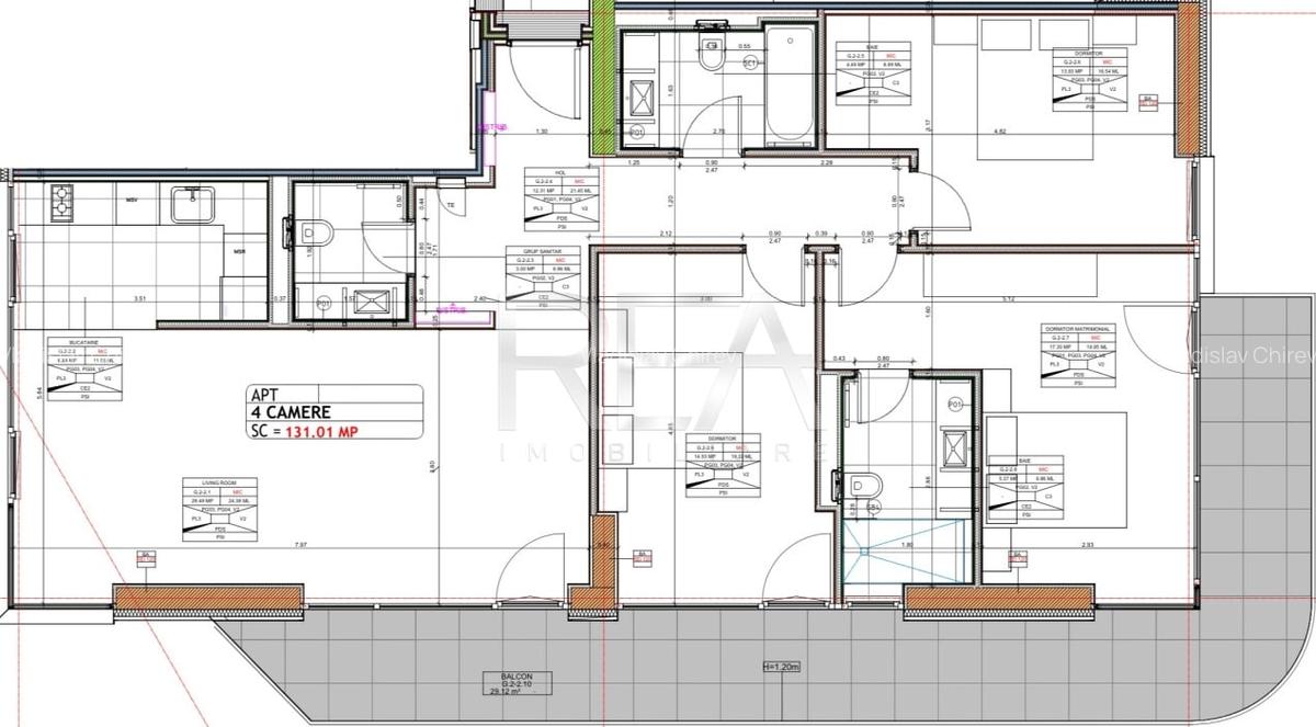 4 camere la 12 min Metrou Pipera - One Lake Club - 12