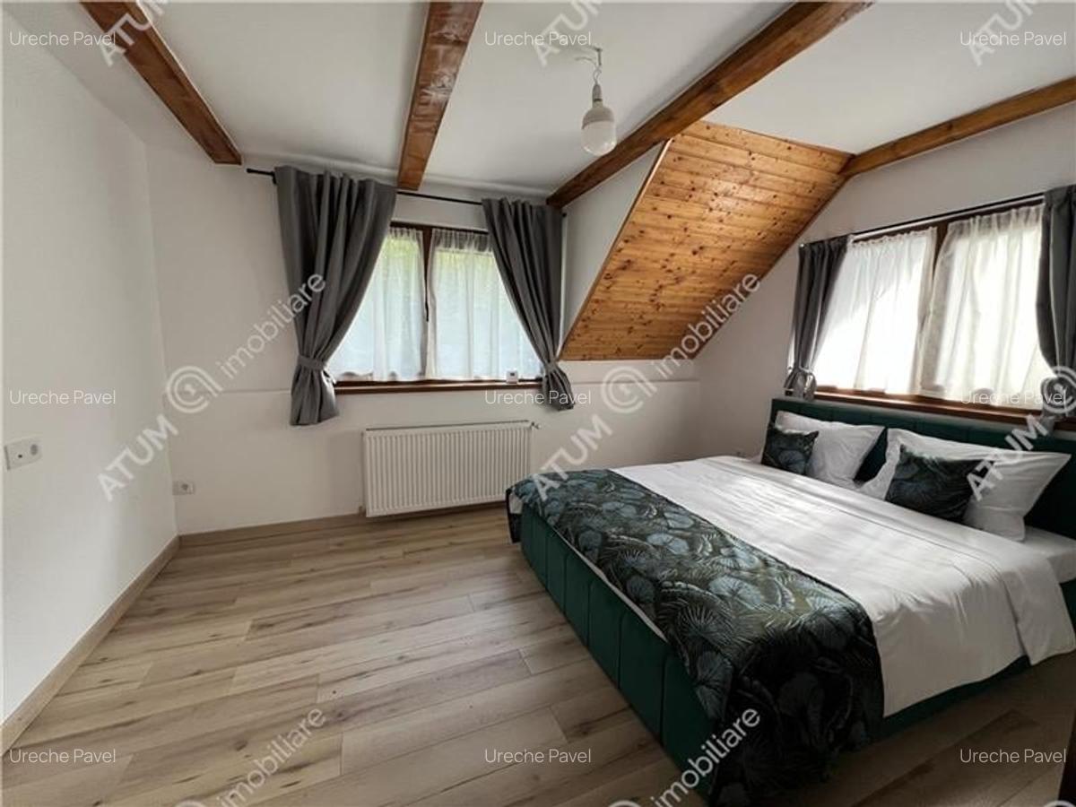 Cabana cu 7 camere 7 bai si teren 1000 mp in Avrig zona Mlaci - 5