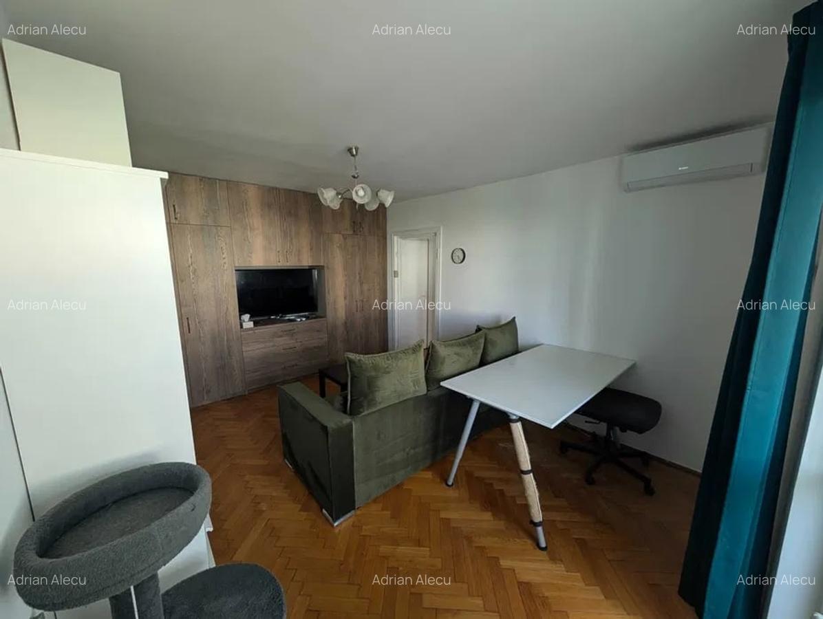 Apartament 2 camere, semidecomandat, 45 mp, ac, metrou, pet friendly, 1 Mai - 3