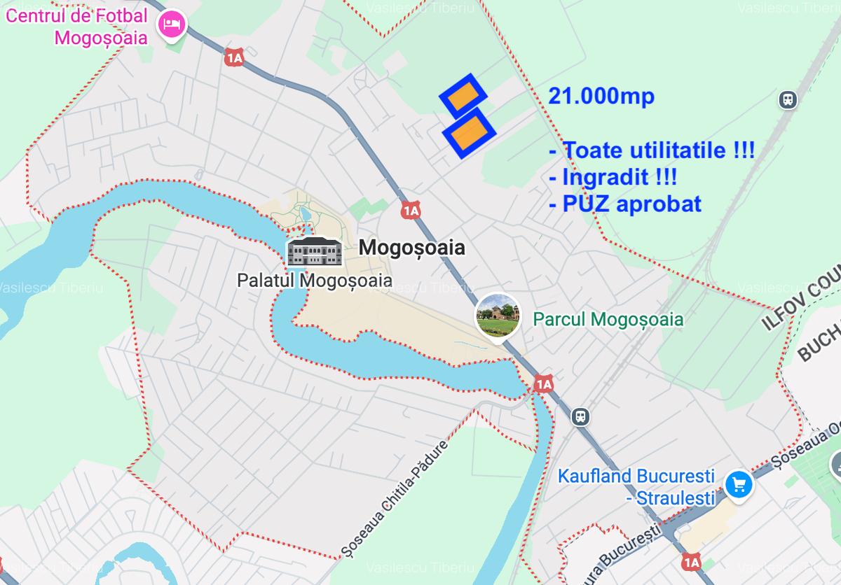 De VANZARE Teren - 21.000 mp - MOGOSOAIA - (Curent, Ingradit) - 2