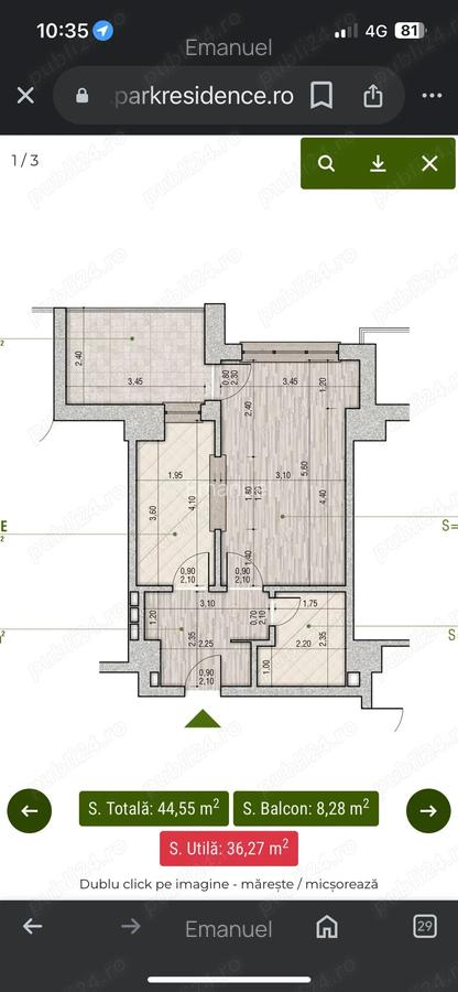 Vand inchiriez garsoniera mobilata si utilata complet - 1 Vand inchiriez garsoniera mobilata si utilata complet - 1