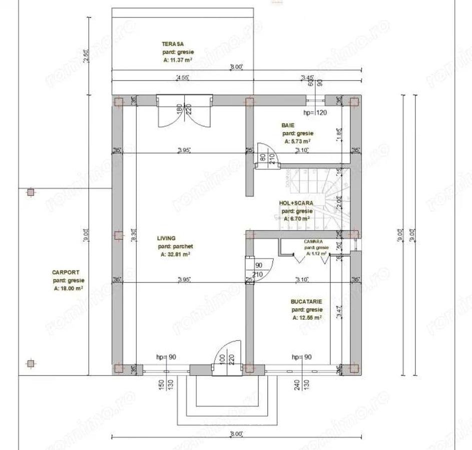 Casa 4 camere 130mp + 500mp teren zona - 2