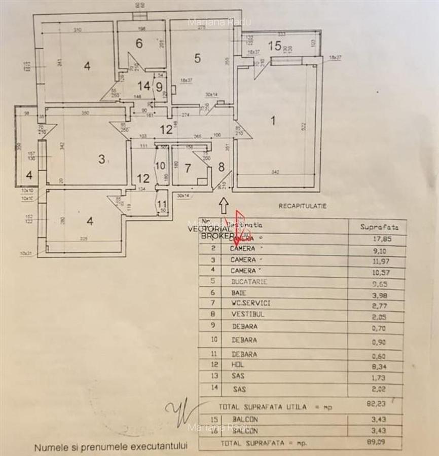 Apartament cu 4 camere semidecomandat în Basarabia - 7