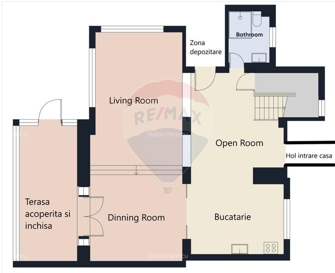 Vila luminoasa cu 5 camere si garaj, in ansamblu inchis - zona Pipera - 1