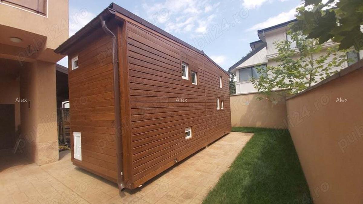 Tiny House Mini Casa Mobila Pe Roti Rulota Hambar Din Lemn Birou Afacere Din Poveste - 8