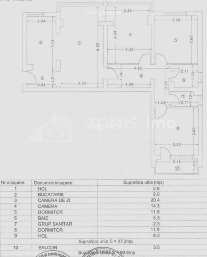 Apartament 4 camere in zona Tomis Nord - 9 Apartament 4 camere in zona Tomis Nord - 9