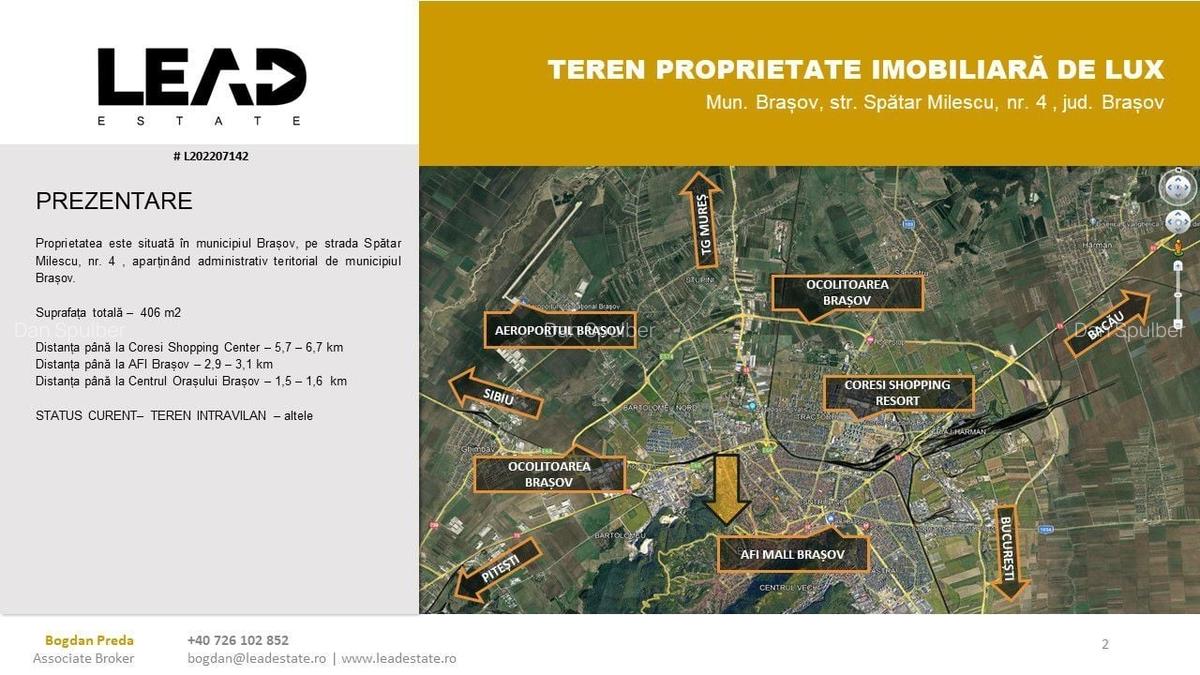 Teren Construcții intravilan de 406 mp, în Warthe - 3