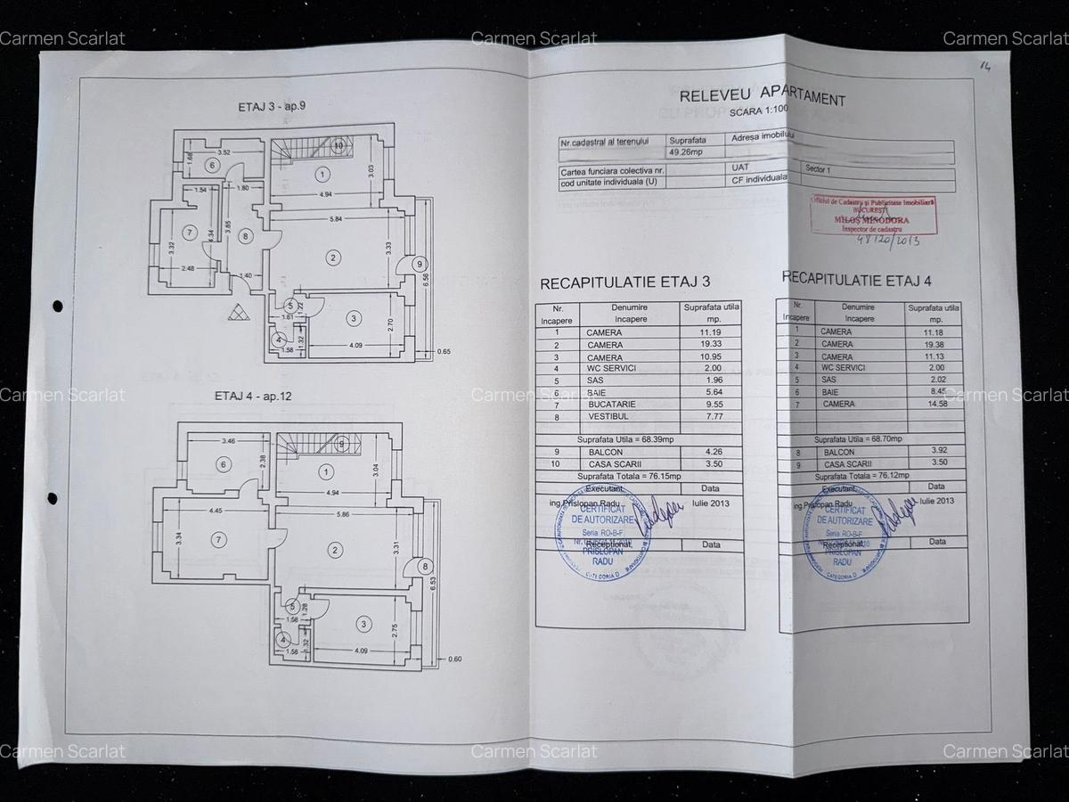 Duplex 5 camere cu scara interioara - 1