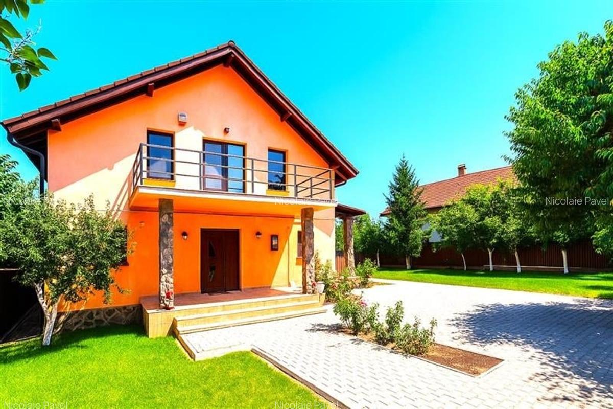 Vila luminoasa cu:terase,curte,gradina, livada, vedere munte,Harman,Brasov:FILM! - 3