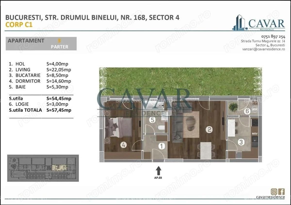 Proiect Binelui 168 Cavar Residence Comision 0% - 6
