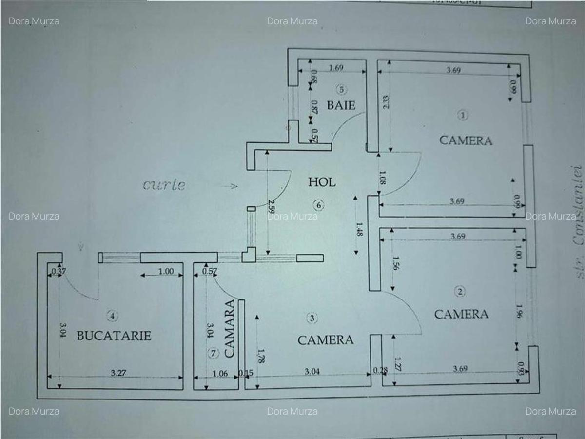 Apartament cu 3 camere decomandat în Gării - 12