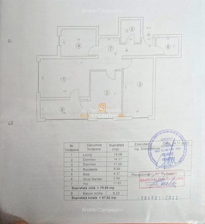 3 Camere Metrou Berceni Sector 4, 88mp, 1/6, Comision 0% - 13