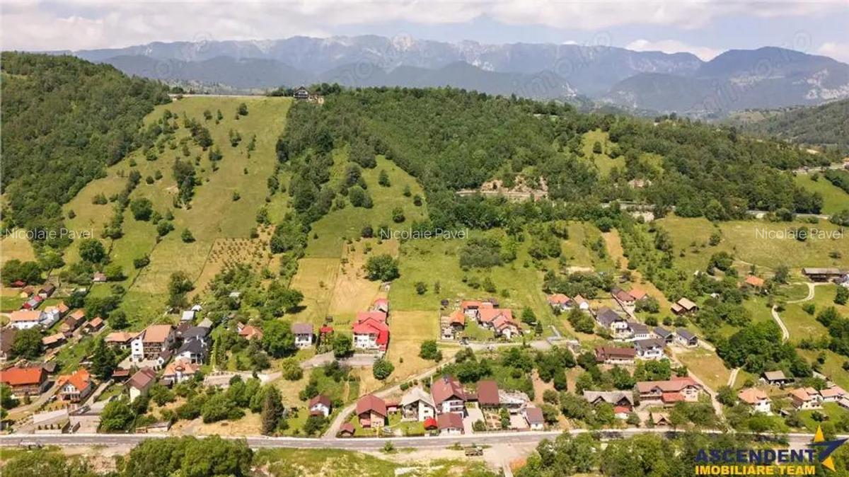 View superb:intravilan,constructie rezidenta hotel, 2.327 mp,Moieciu de Jos, Bran - 12